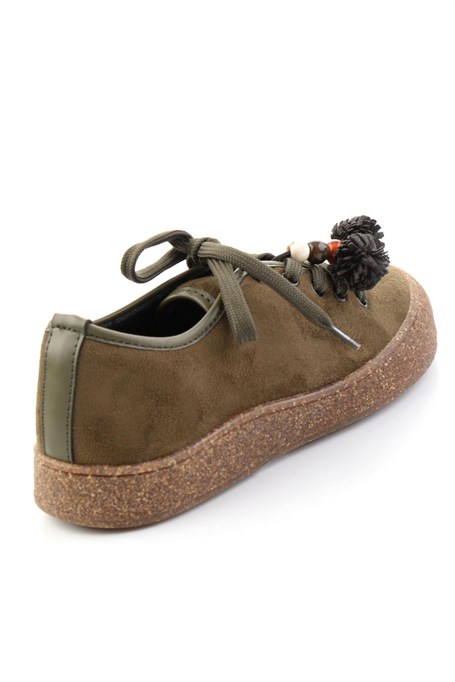 Haki Süet  Kadın Sneaker K01646000472