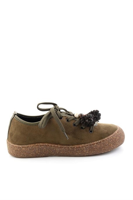 Haki Süet  Kadın Sneaker K01646000472