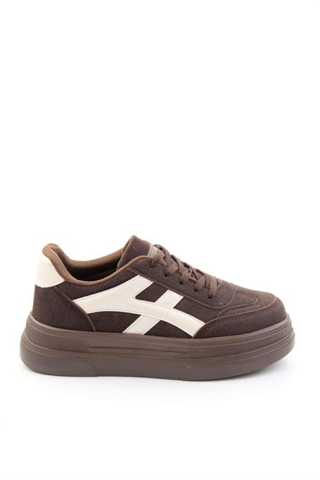 Kahve Bej  Kadın Sneaker K01705018372