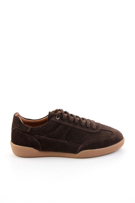 Kahve Hakiki Deri Erkek Sneaker E01396002402