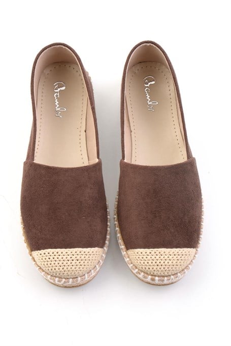 Kahve  Kadın Espadril K01125010372