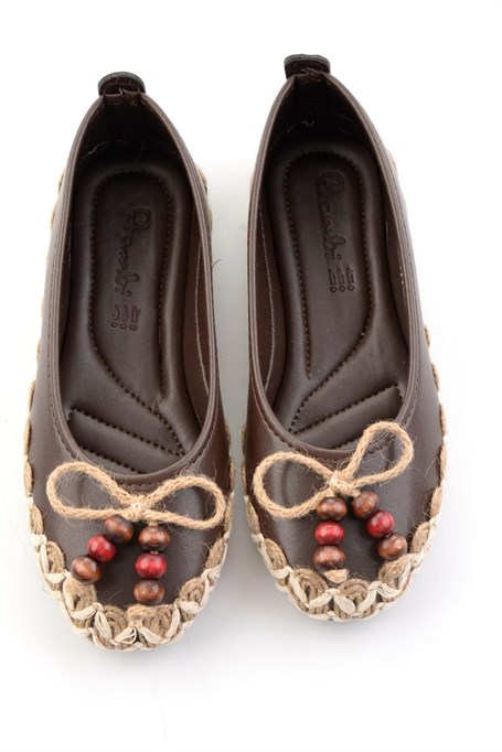 Kahve  Kadın Espadril K01360060509