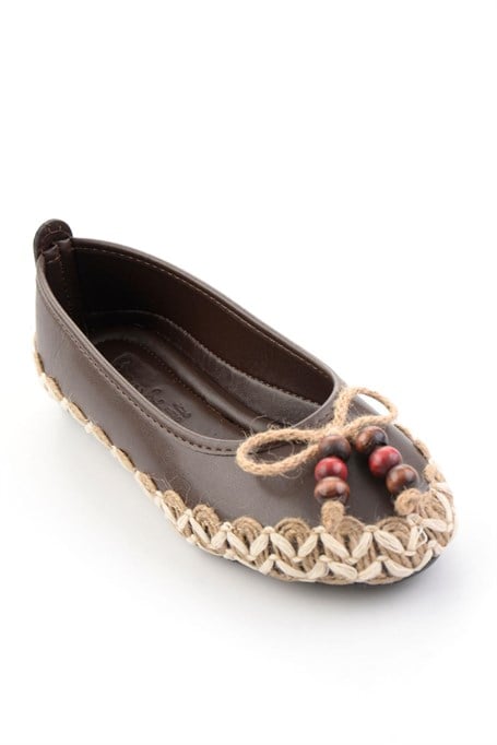 Kahve  Kadın Espadril K01360060509