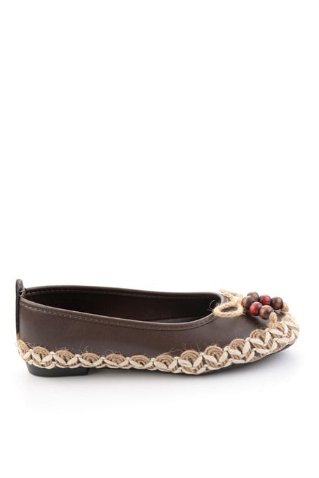 Kahve  Kadın Espadril K01360060509