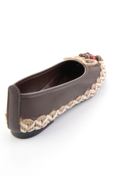 Kahve  Kadın Espadril K01360060509