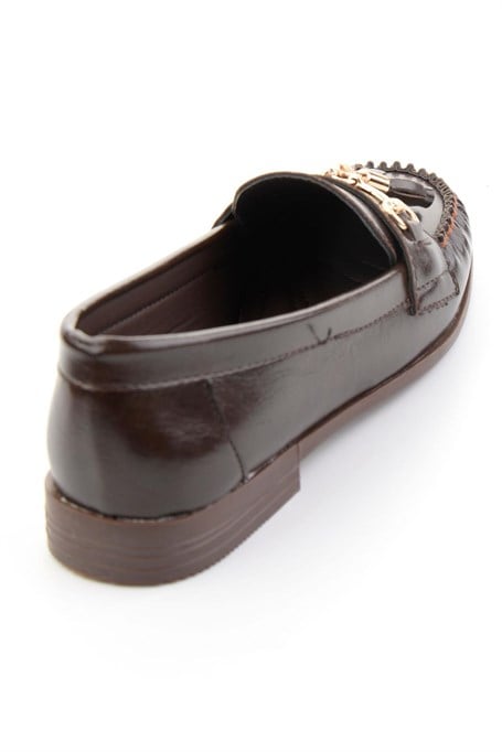 Kahve  Kadın Loafer Ayakkabı K01140006242