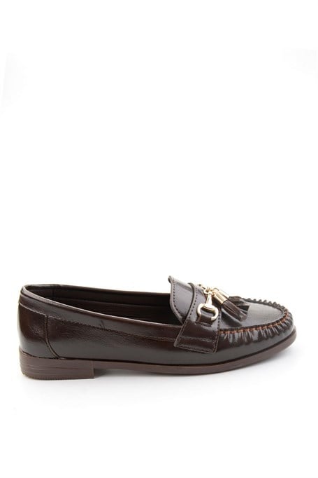 Kahve  Kadın Loafer Ayakkabı K01140006242