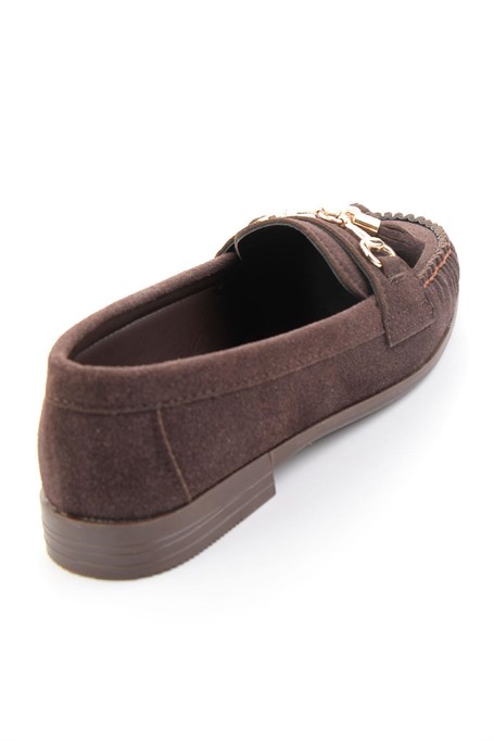 Kahve  Kadın Loafer Ayakkabı K01140006271