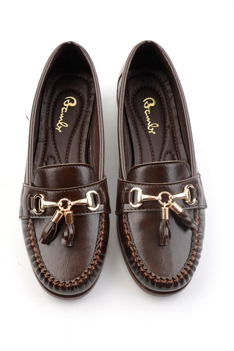 Kahve  Kadın Loafer Ayakkabı K01140006242