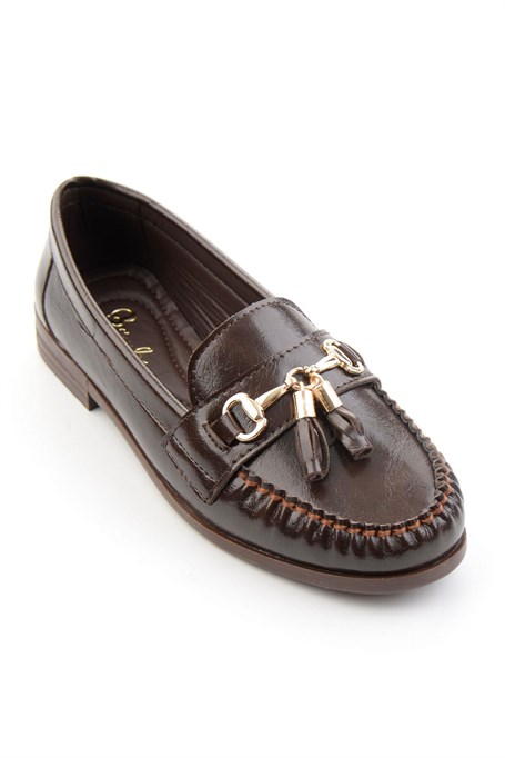 Kahve  Kadın Loafer Ayakkabı K01140006242