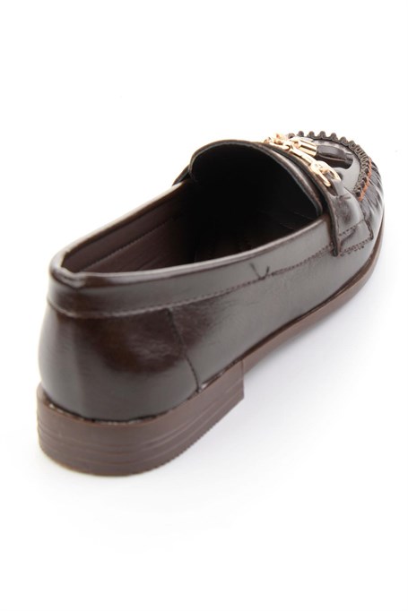 Kahve  Kadın Loafer Ayakkabı K01140006242