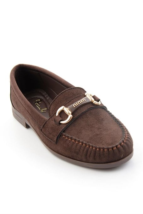 Kahve  Kadın Loafer Ayakkabı K01140006872