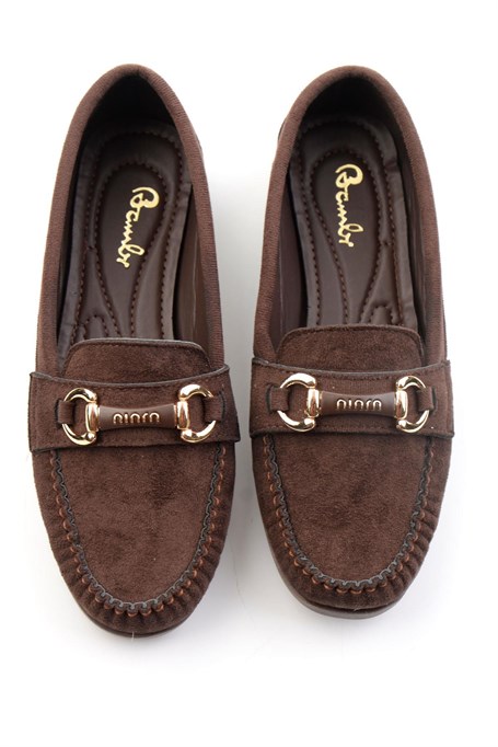 Kahve  Kadın Loafer Ayakkabı K01140006872
