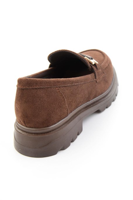 Kahve  Kadın Loafer Ayakkabı K01179828172