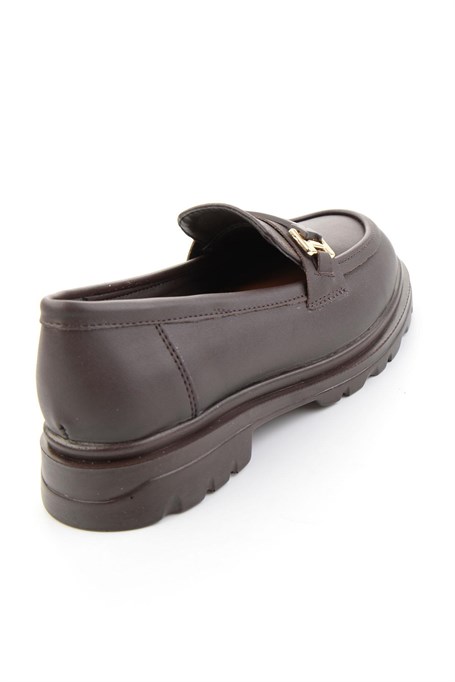 Kahve  Kadın Loafer Ayakkabı K01179828109