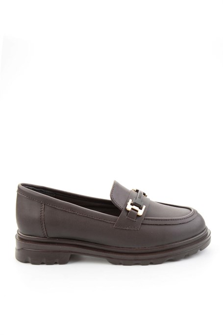Kahve  Kadın Loafer Ayakkabı K01179828109