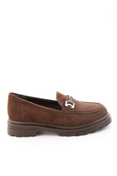 Kahve  Kadın Loafer Ayakkabı K01179828172