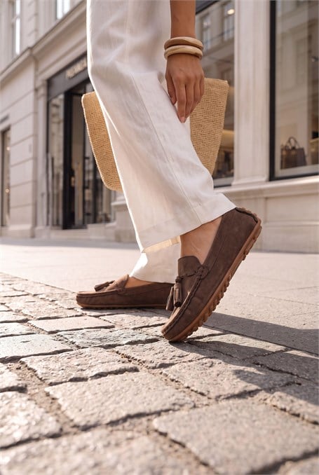 Kahve  Kadın Loafer Ayakkabı K01309000672