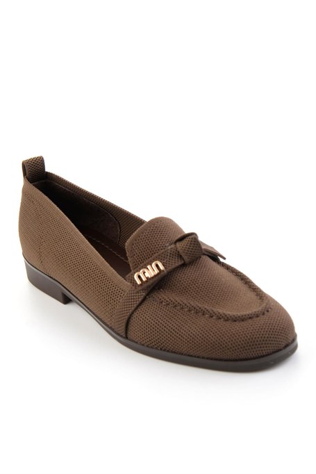 Kahve  Kadın Loafer Ayakkabı K01327025182