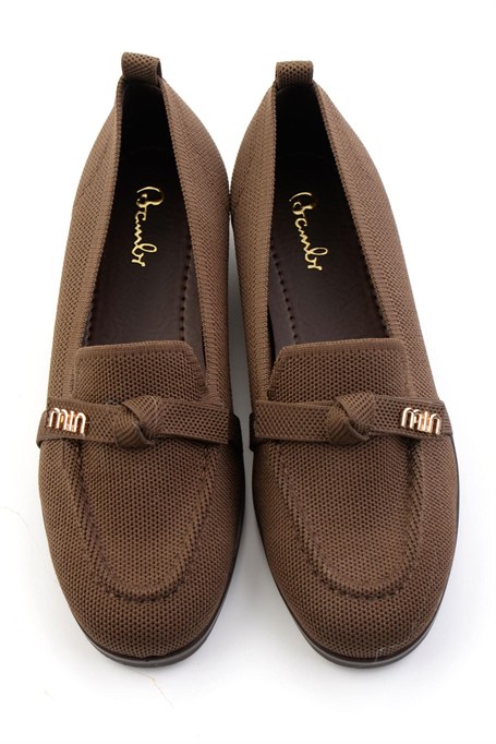 Kahve  Kadın Loafer Ayakkabı K01327025182