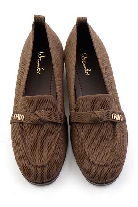 Kahve  Kadın Loafer Ayakkabı K01327025182