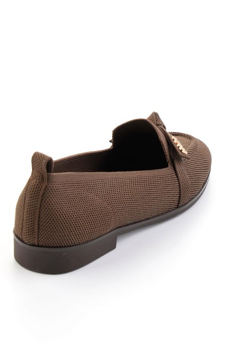 Kahve  Kadın Loafer Ayakkabı K01327025182