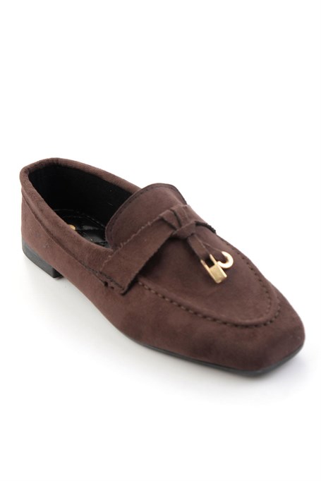 Kahve  Kadın Loafer Ayakkabı K01360060172