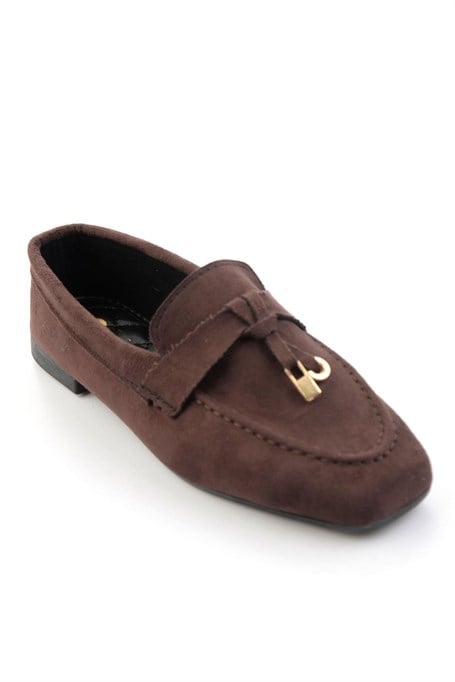 Kahve  Kadın Loafer Ayakkabı K01360060172