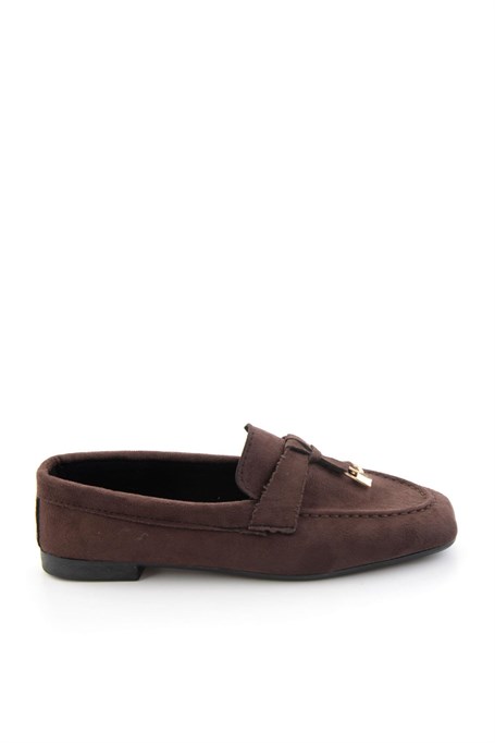 Kahve  Kadın Loafer Ayakkabı K01360060172