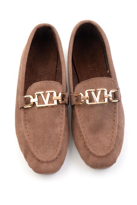 Kahve  Kadın Loafer Ayakkabı K01503727102