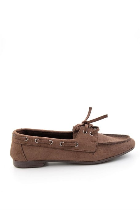 Kahve  Kadın Loafer Ayakkabı K01503727572