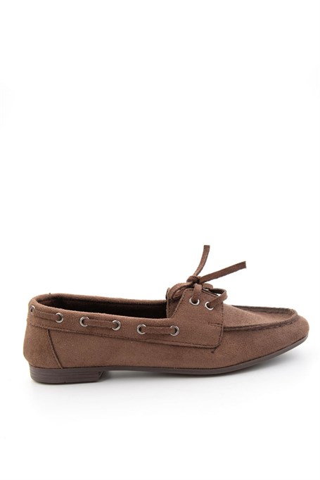 Kahve  Kadın Loafer Ayakkabı K01503727572