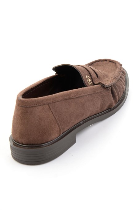 Kahve  Kadın Loafer Ayakkabı K01503728372
