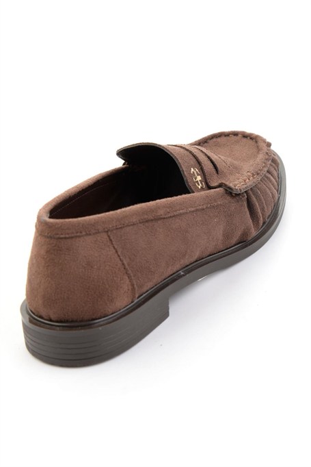 Kahve  Kadın Loafer Ayakkabı K01503728372