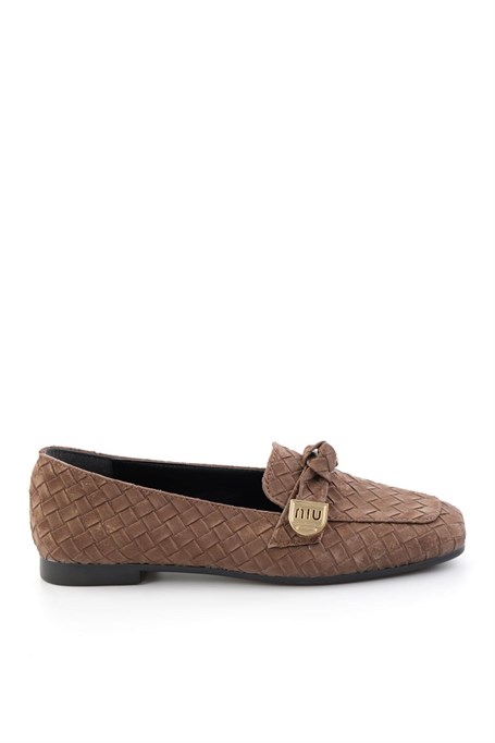 Kahve  Kadın Loafer Ayakkabı K01641022471