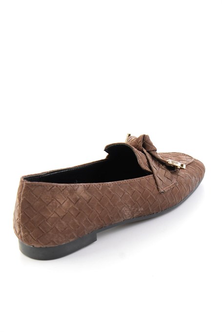 Kahve  Kadın Loafer Ayakkabı K01641022471