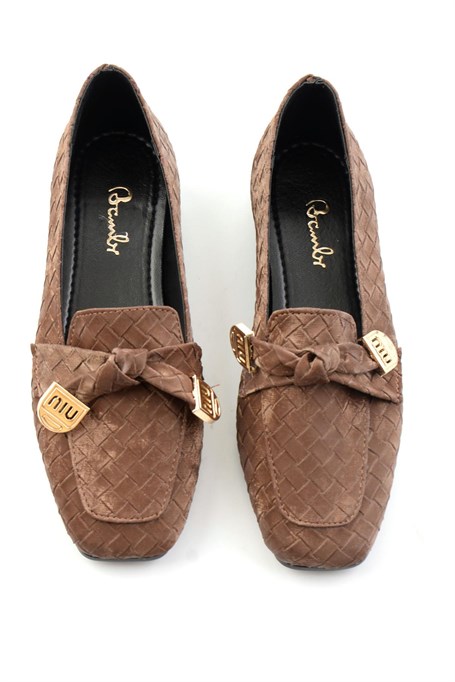Kahve  Kadın Loafer Ayakkabı K01641022471