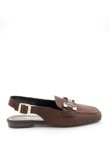 Kahve  Kadın Loafer Ayakkabı K01641023272