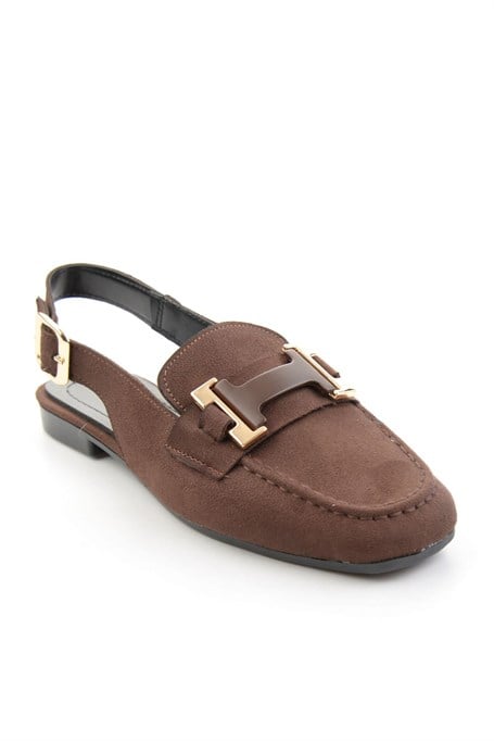 Kahve  Kadın Loafer Ayakkabı K01641023272