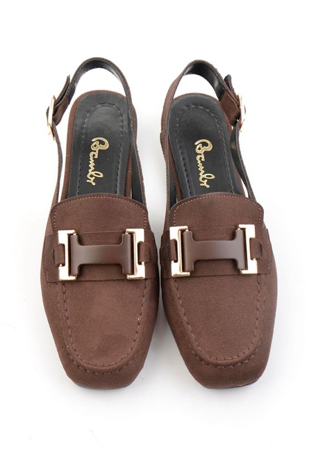 Kahve  Kadın Loafer Ayakkabı K01641023272