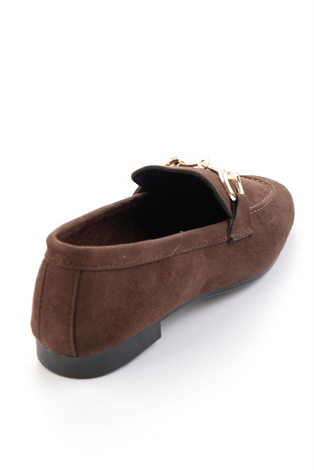Kahve  Kadın Loafer Ayakkabı K01688011002
