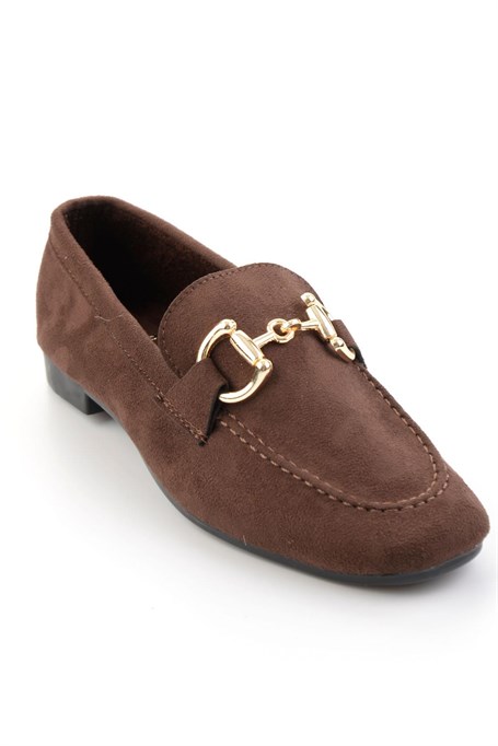 Kahve  Kadın Loafer Ayakkabı K01688011002
