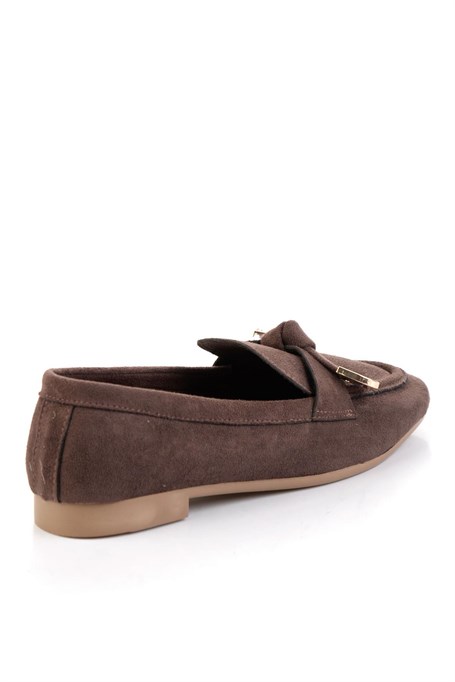 Kahve  Kadın Loafer Ayakkabı K01688011572