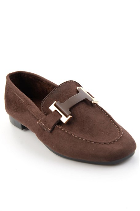 Kahve  Kadın Loafer Ayakkabı K01688012272