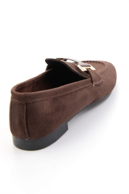 Kahve  Kadın Loafer Ayakkabı K01688012272