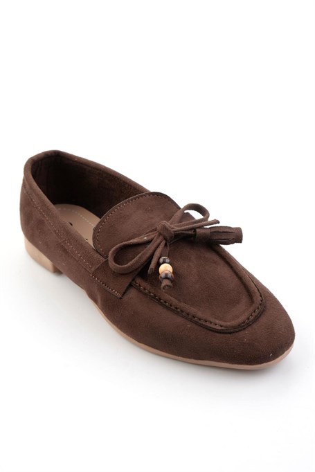 Kahve  Kadın Loafer Ayakkabı K01688012672