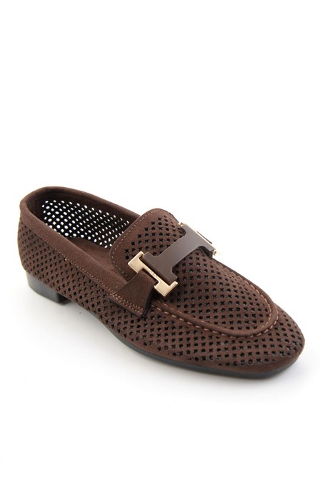 Kahve  Kadın Loafer Ayakkabı K01688012872