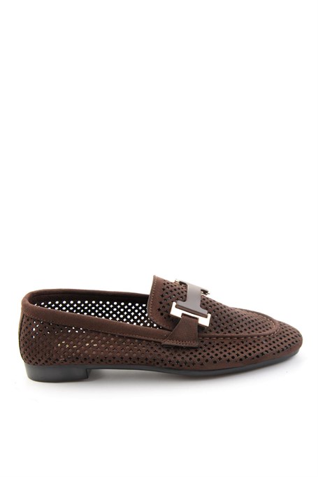 Kahve  Kadın Loafer Ayakkabı K01688012872