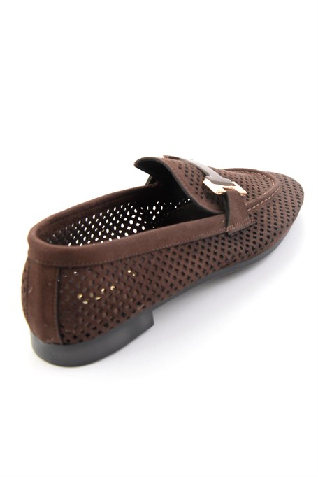 Kahve  Kadın Loafer Ayakkabı K01688012872