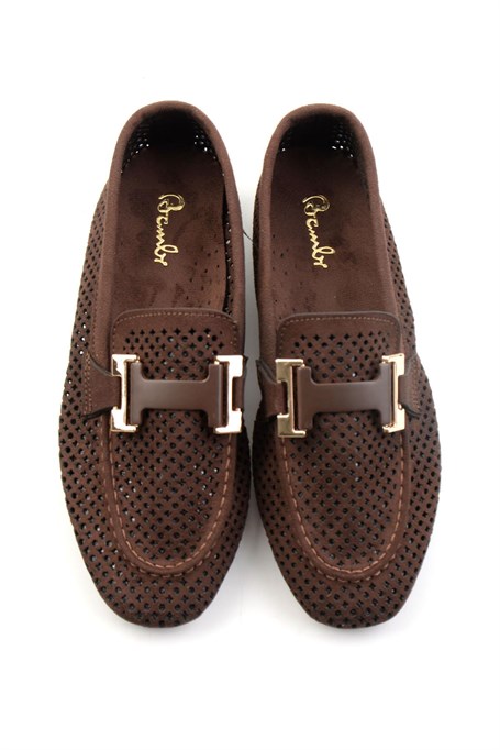 Kahve  Kadın Loafer Ayakkabı K01688012872